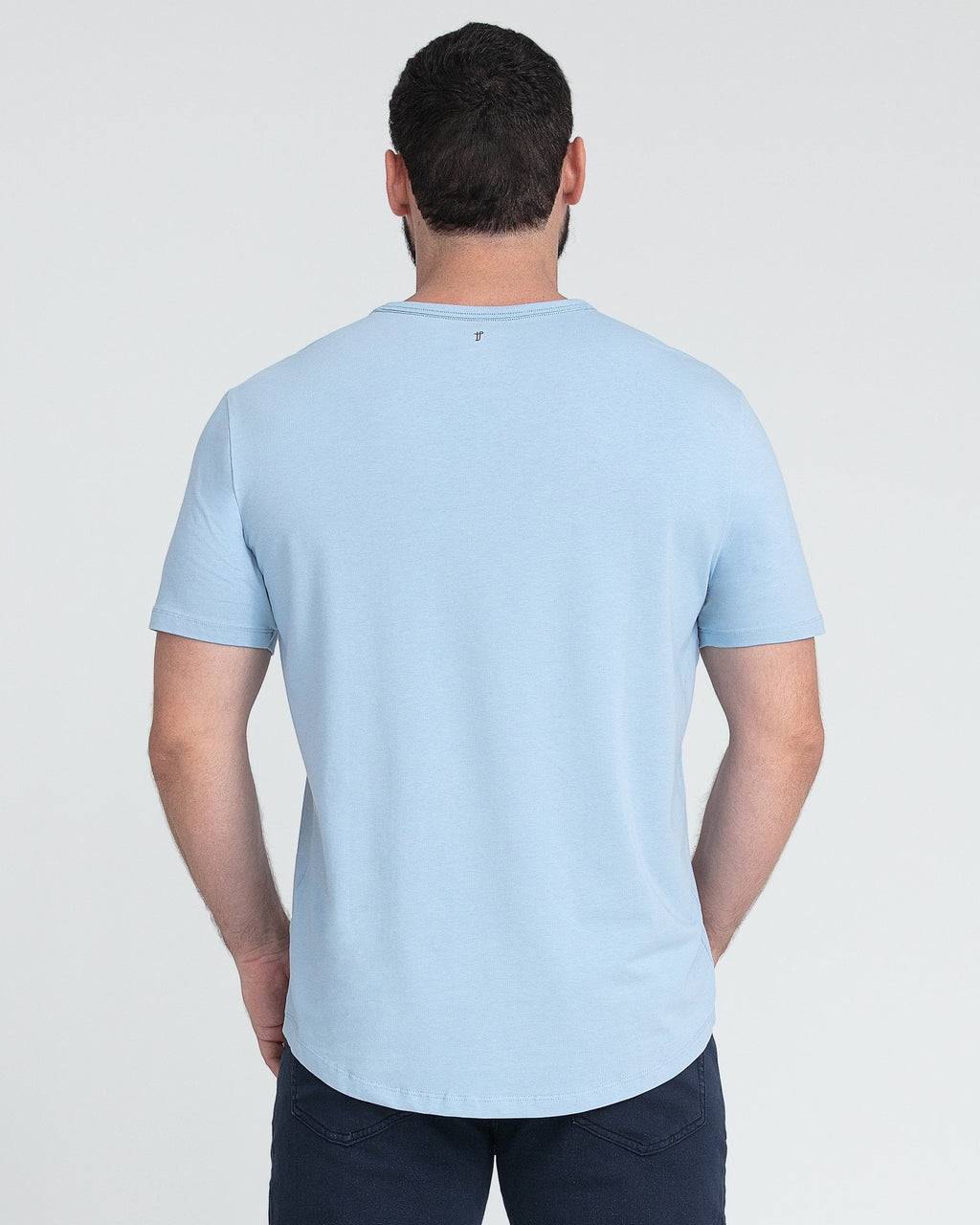 Organic Crew Neck T-Shirt 3 Pack (Slim Fit)/ Sky to Sea