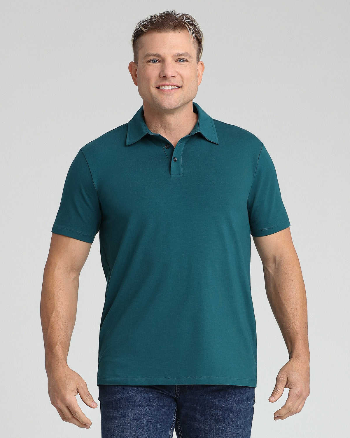 Organic Polo Shirt 3 Pack / Sky to Sea