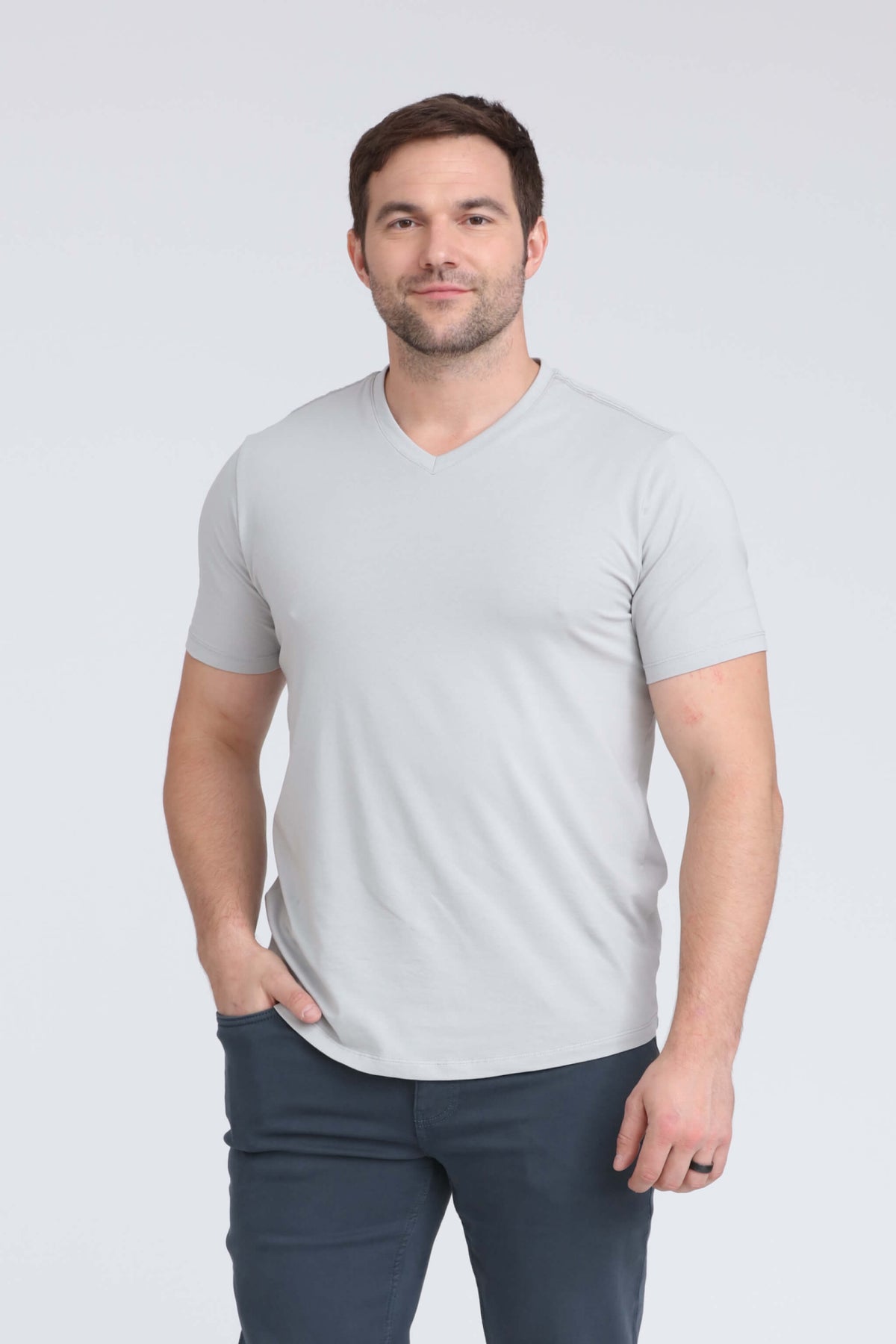 Organic V-Neck T-Shirt (Slim Fit)