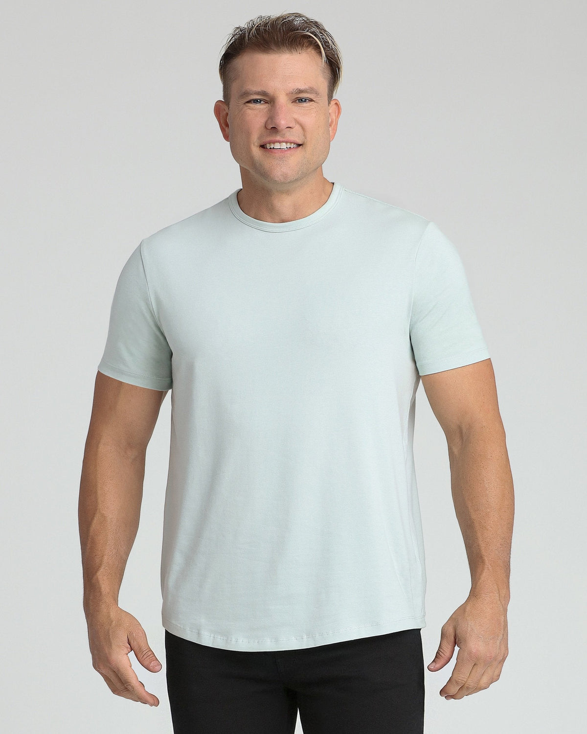 Organic Crew Neck T-Shirt (Slim Fit) / Mint