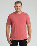 Organic Crew Neck T-Shirt (Slim Fit) / Nantucket Red