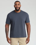 Organic Crew Neck T-Shirt (Relaxed Fit) / Slate