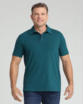 Organic Polo Shirt / Teal