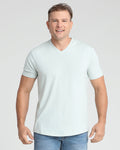 Organic V-Neck T-Shirt (Slim Fit) / Mint