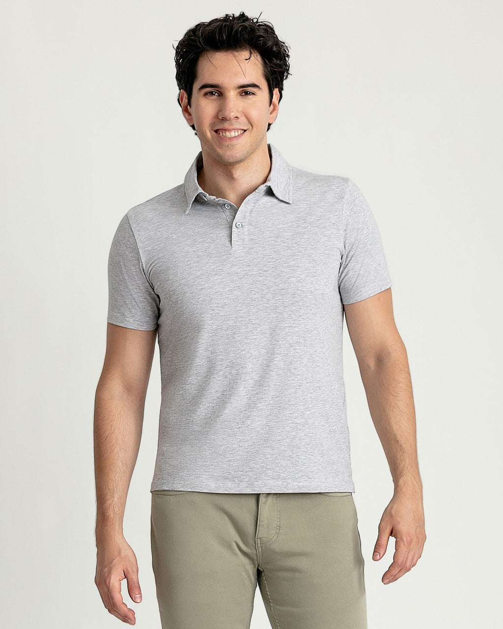 Organic Polo Shirt 6 Pack / Heather Grey
