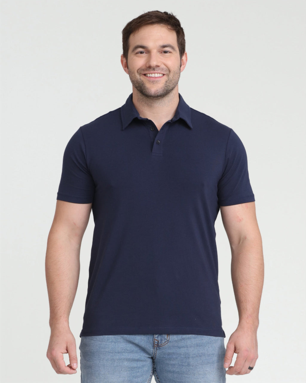 Organic Polo Shirt / Navy