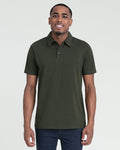 Organic Polo Shirt / Olive