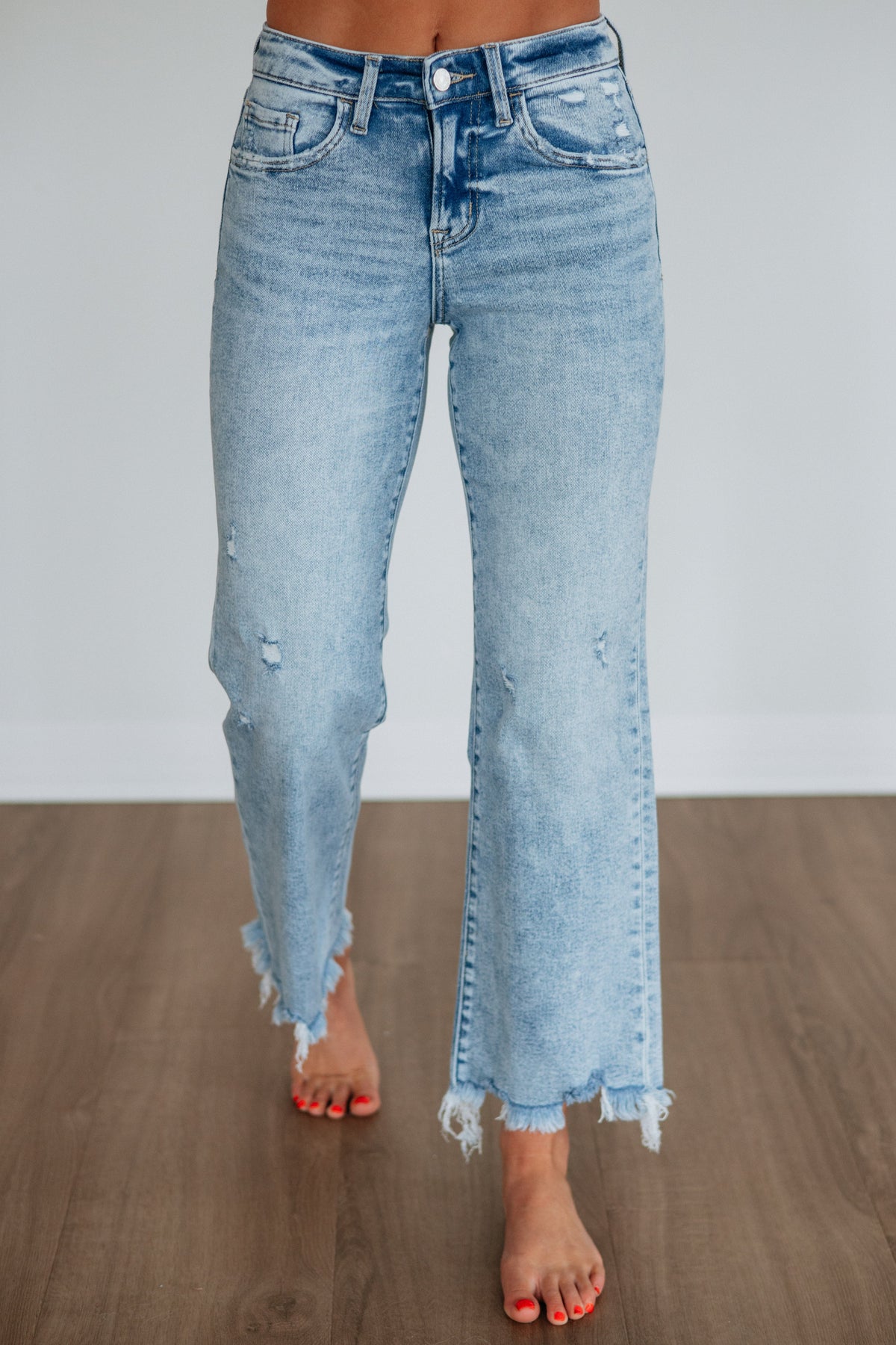 Aileeah Vervet Jeans - Vintage Light Wash