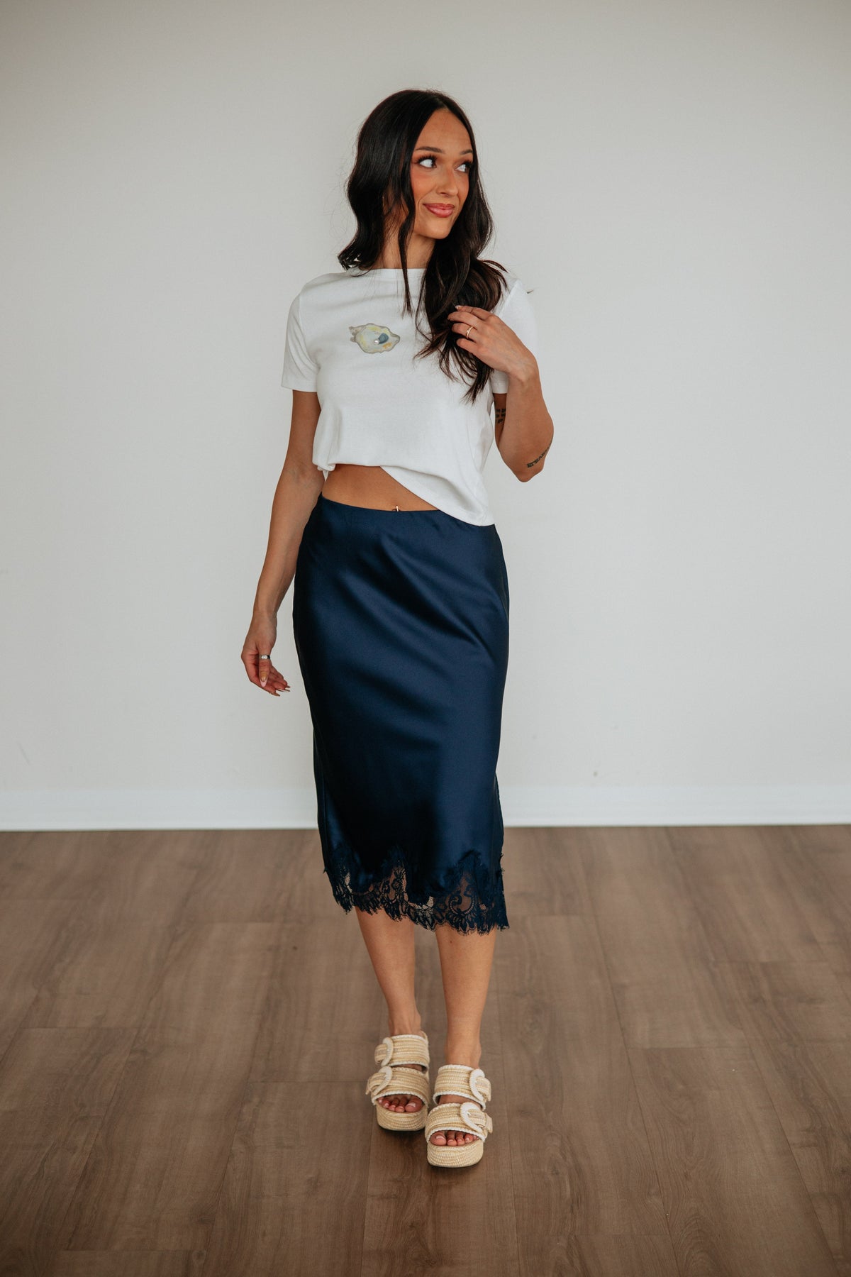 Alesa Satin Skirt