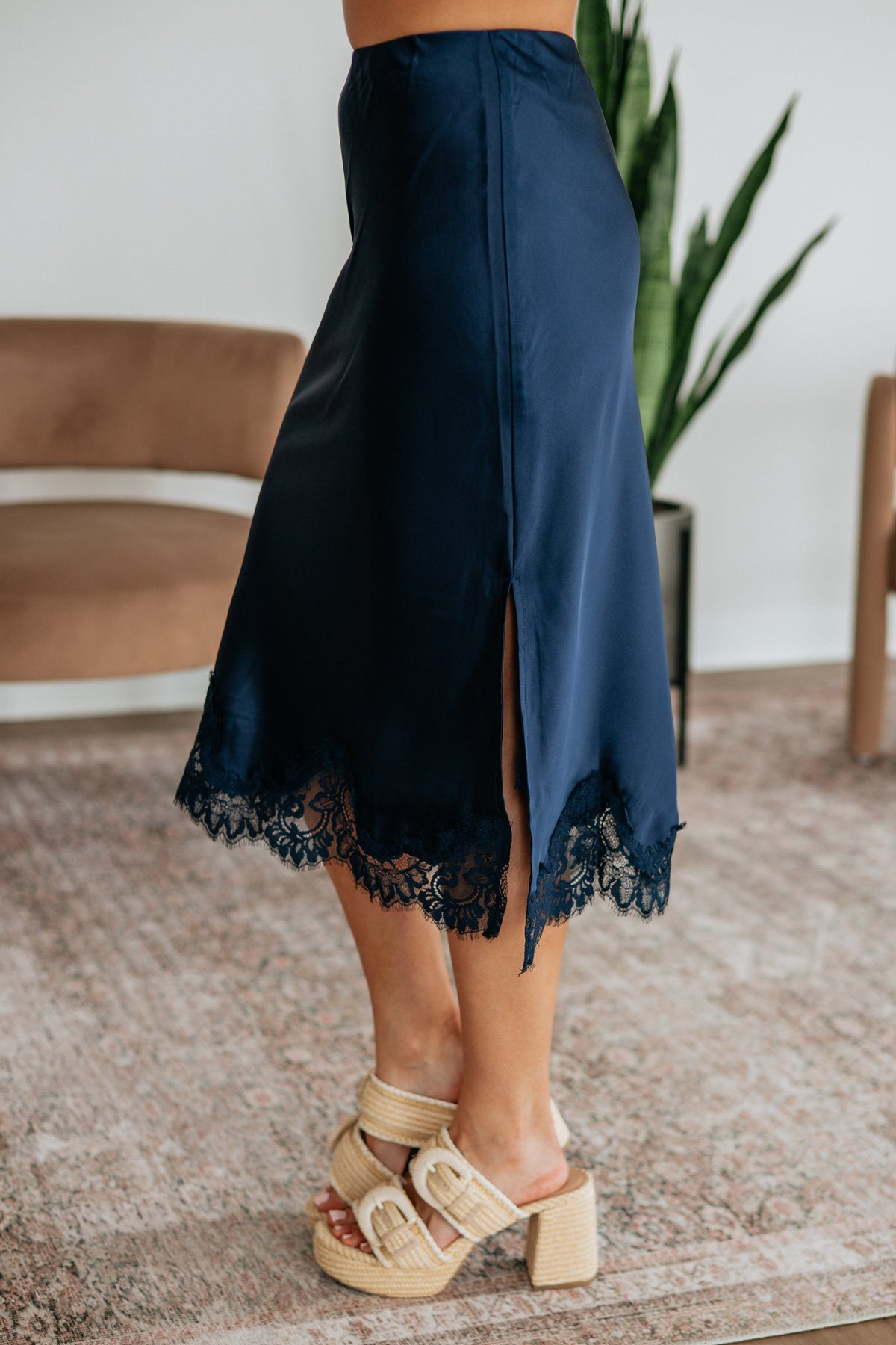 Alesa Satin Skirt