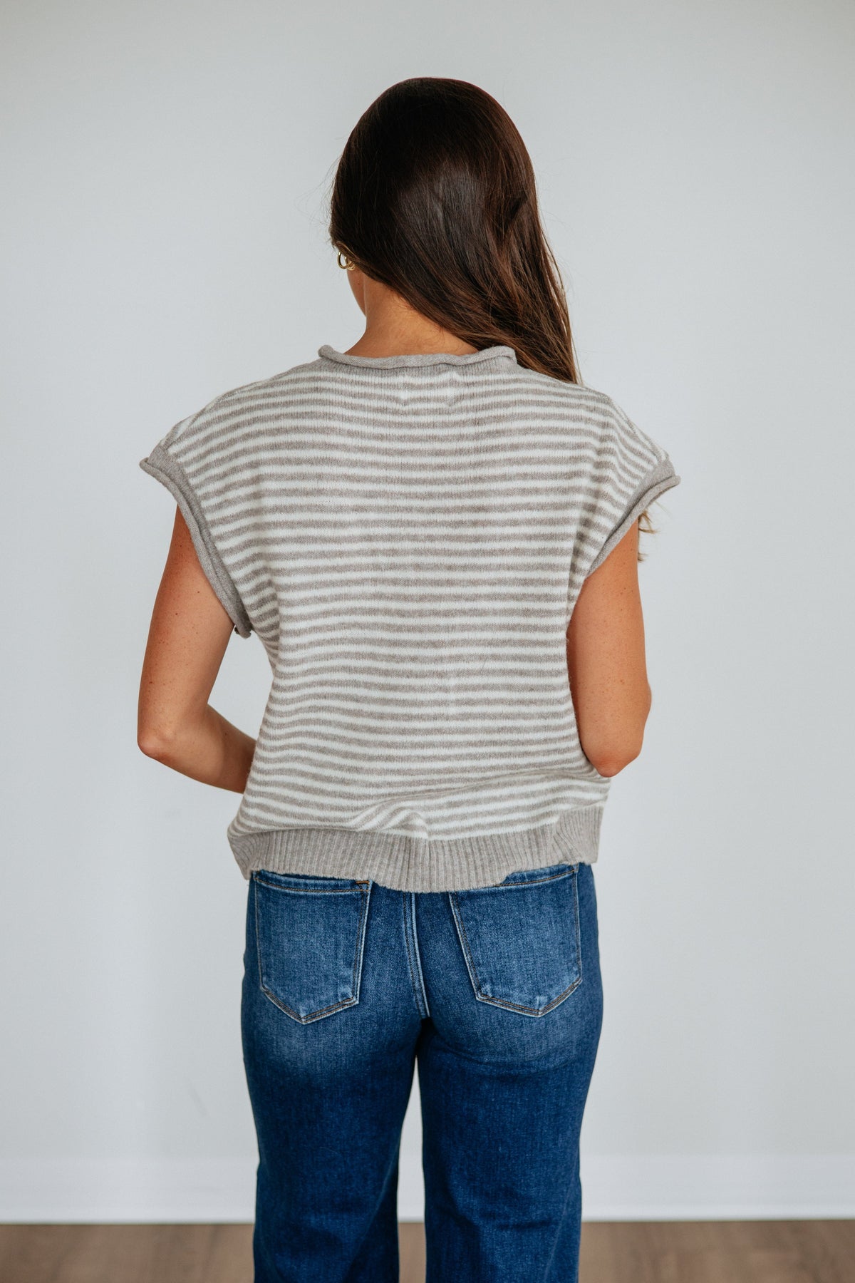 Amelia Striped Cardigan Top