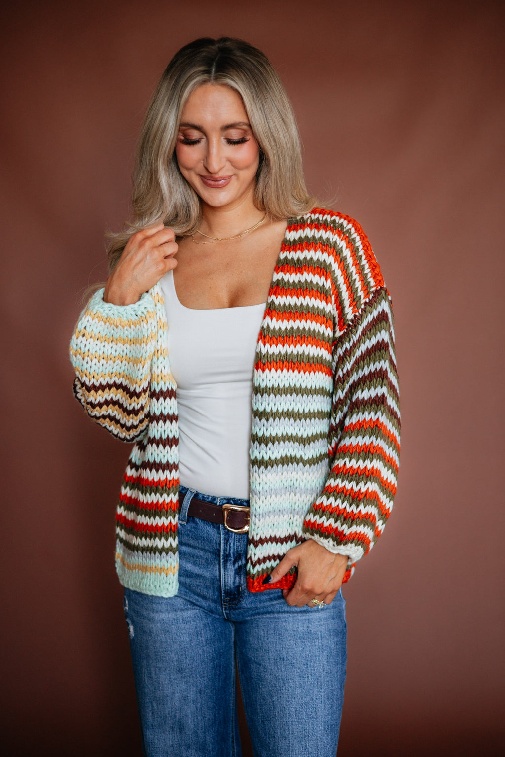 Annica Striped Cardigan