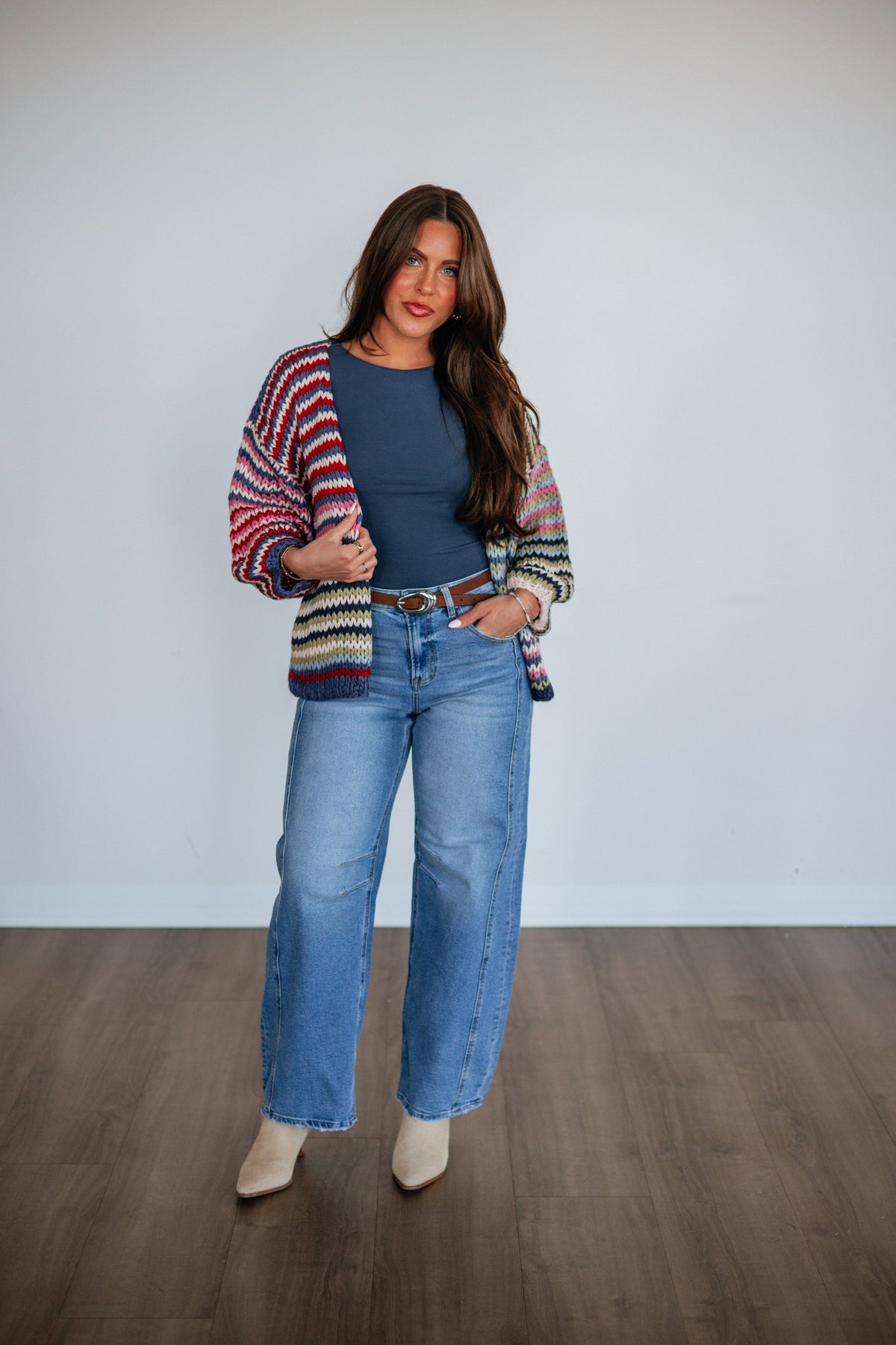 Annica Striped Cardigan