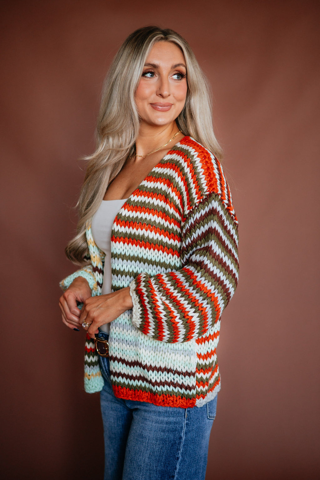 Annica Striped Cardigan
