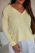 Anissa Pointelle Cardigan