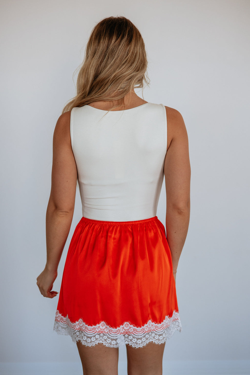 Adelina Satin Skirt