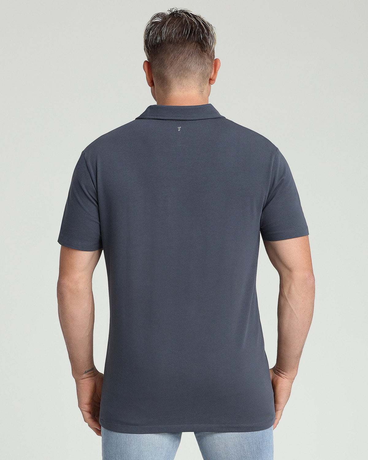 Organic Polo Shirt / Slate