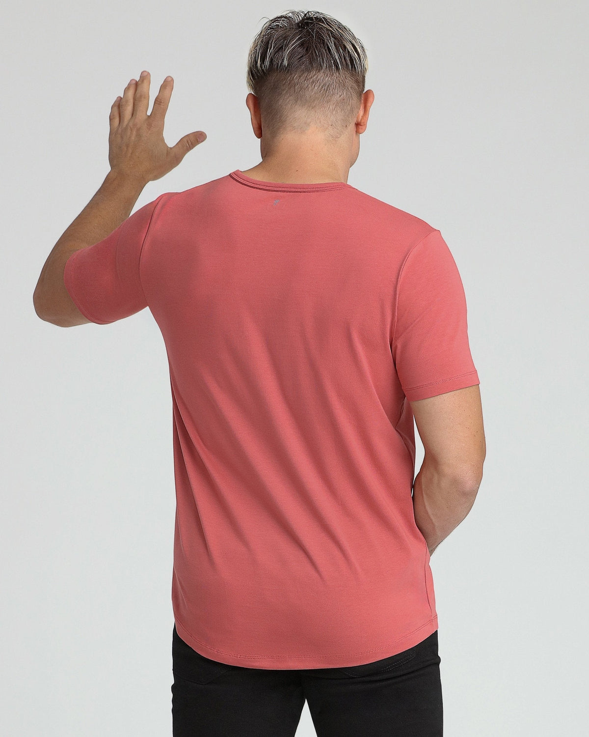 Organic Crew Neck T-Shirt 3 Pack (Slim Fit) / Nantucket Red