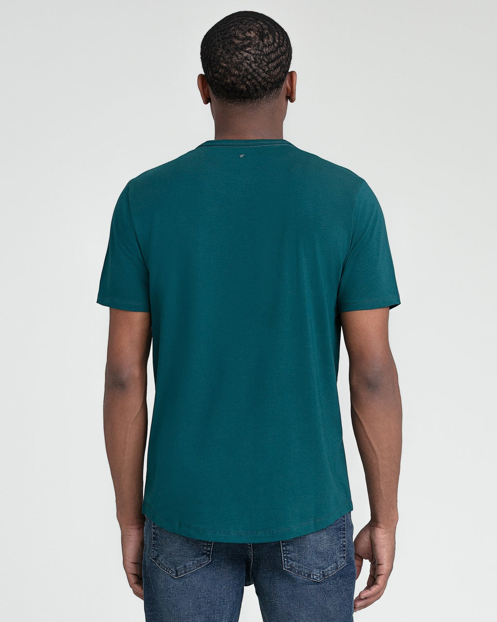 Organic Crew Neck T-Shirt 6 Pack (Slim Fit) / Teal