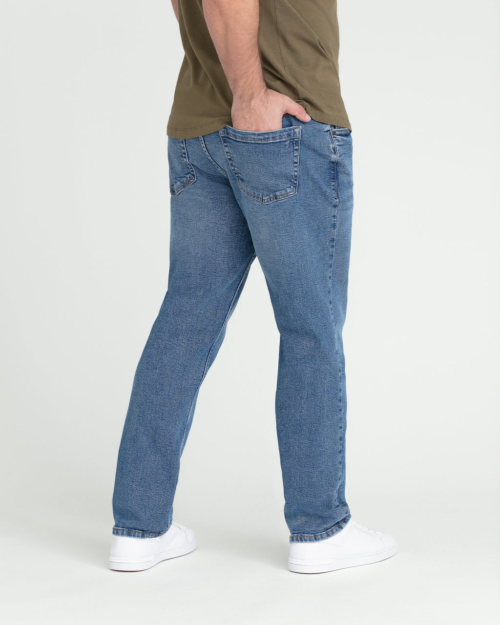 Athletic Fit / Stream  (Med Blue)