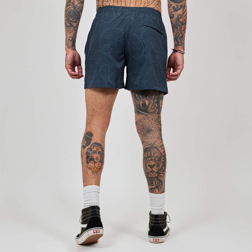 Topo Camo Shorts - Blue