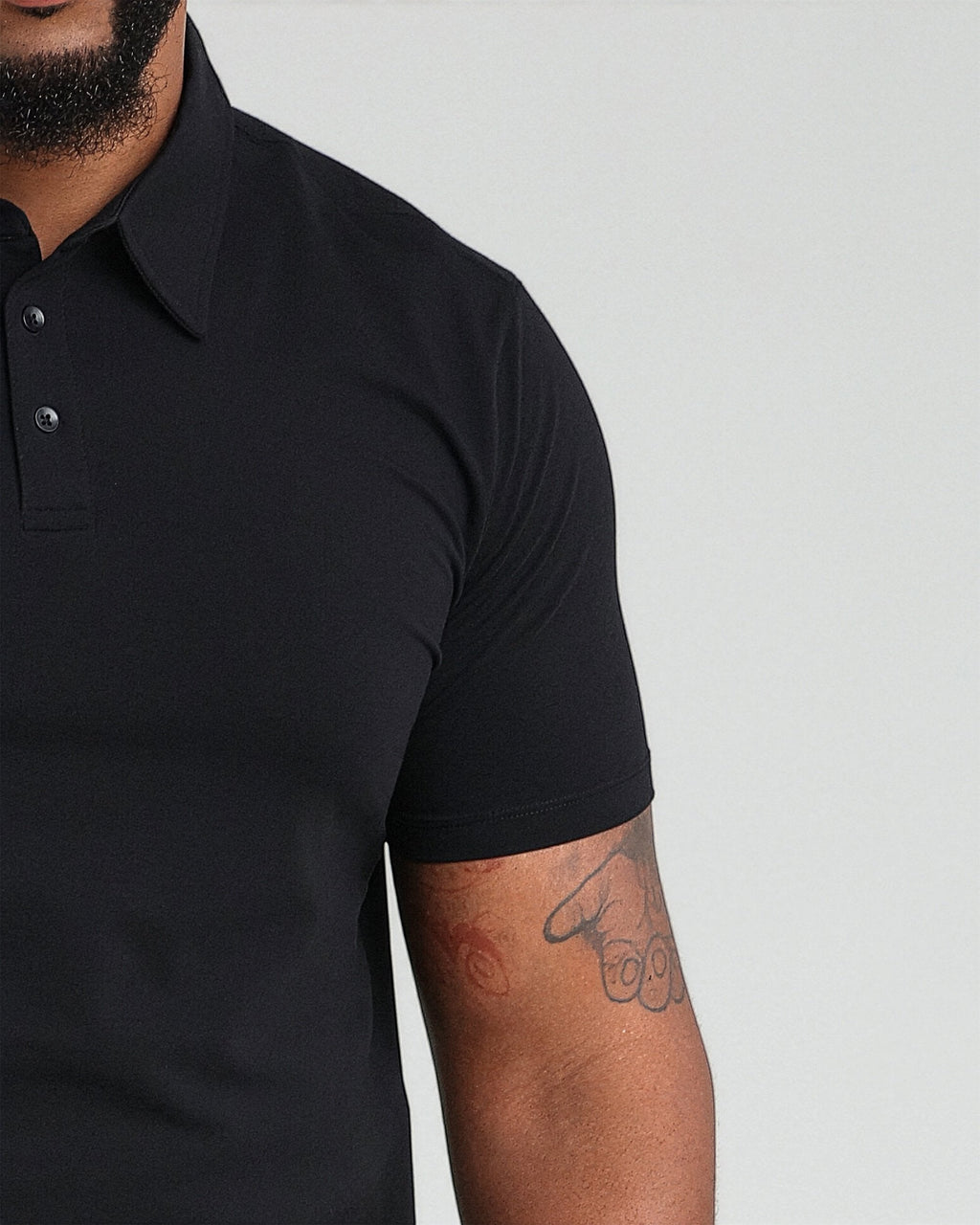 Organic Polo Shirt 3 Pack / Black