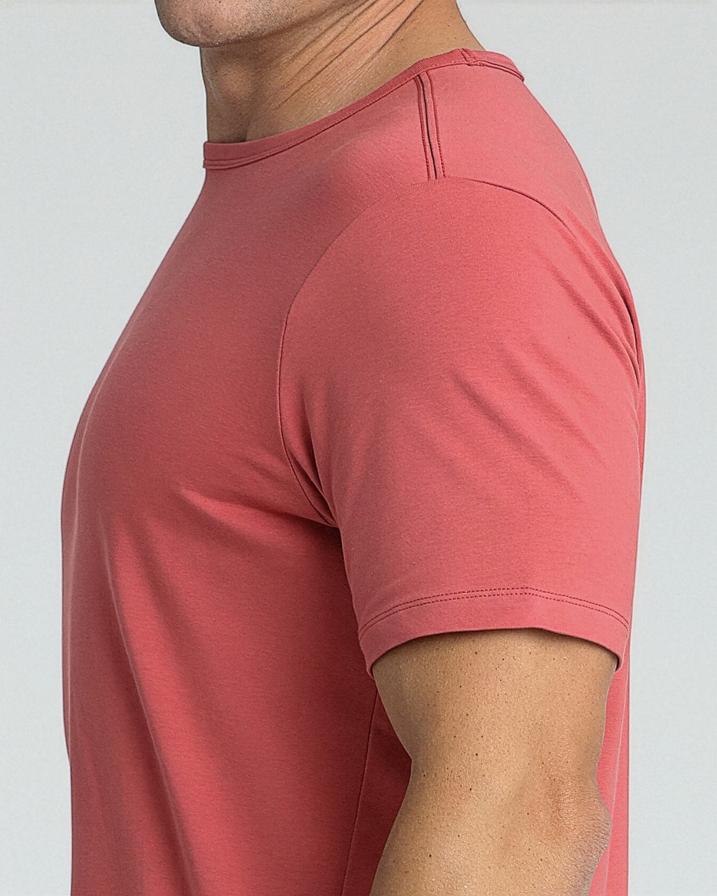 Organic Crew Neck T-Shirt (Slim Fit) / Nantucket Red