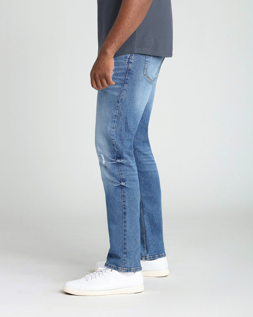 Athletic Fit / Glacier  (Ripped - Med Blue)