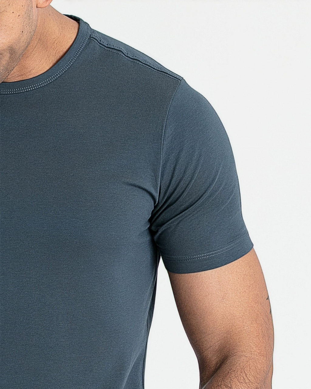 Organic Crew Neck T-Shirt 6 Pack (Slim Fit) / Slate