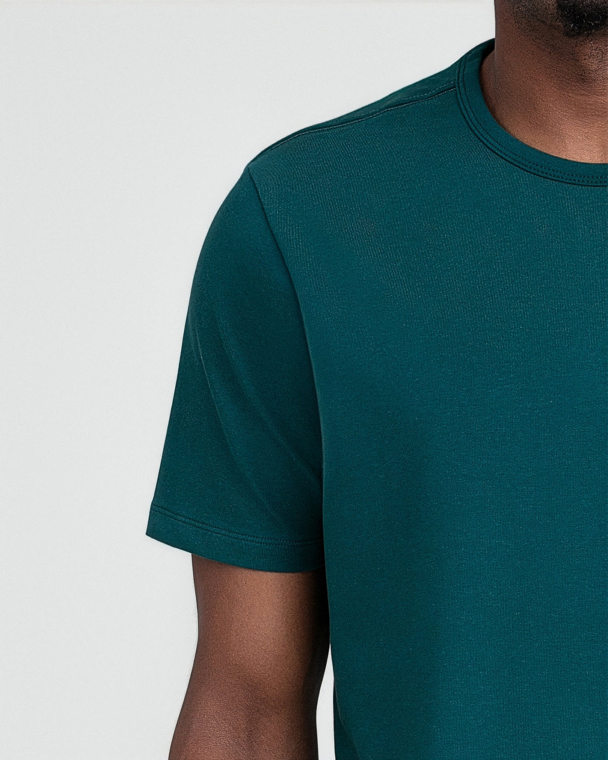 Organic Crew Neck T-Shirt 6 Pack (Slim Fit) / Teal