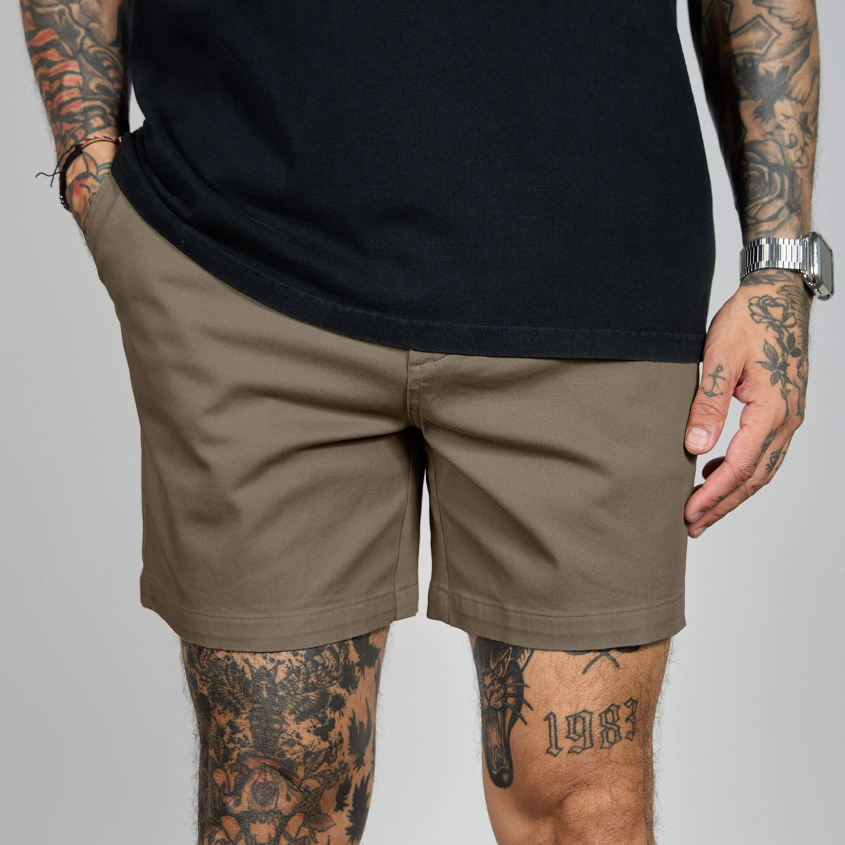 Chino Shorts - Dark Khaki