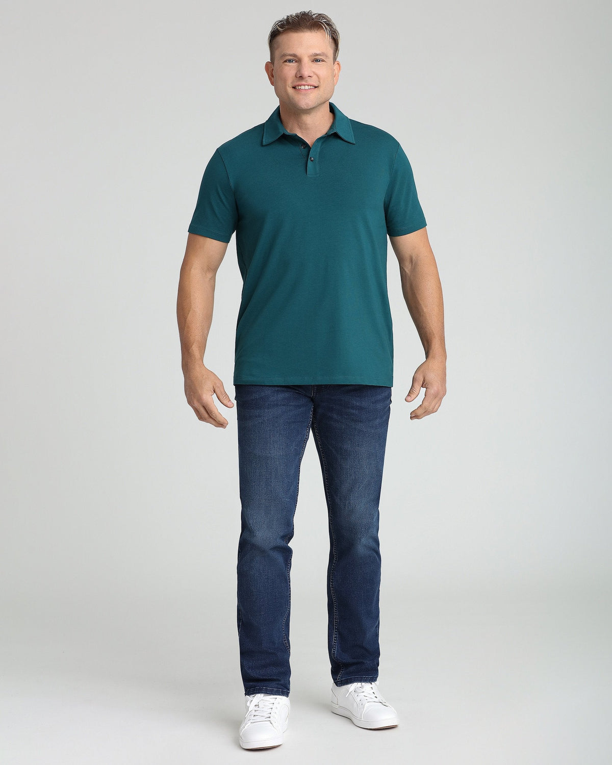 Organic Polo Shirt 3 Pack / Teal