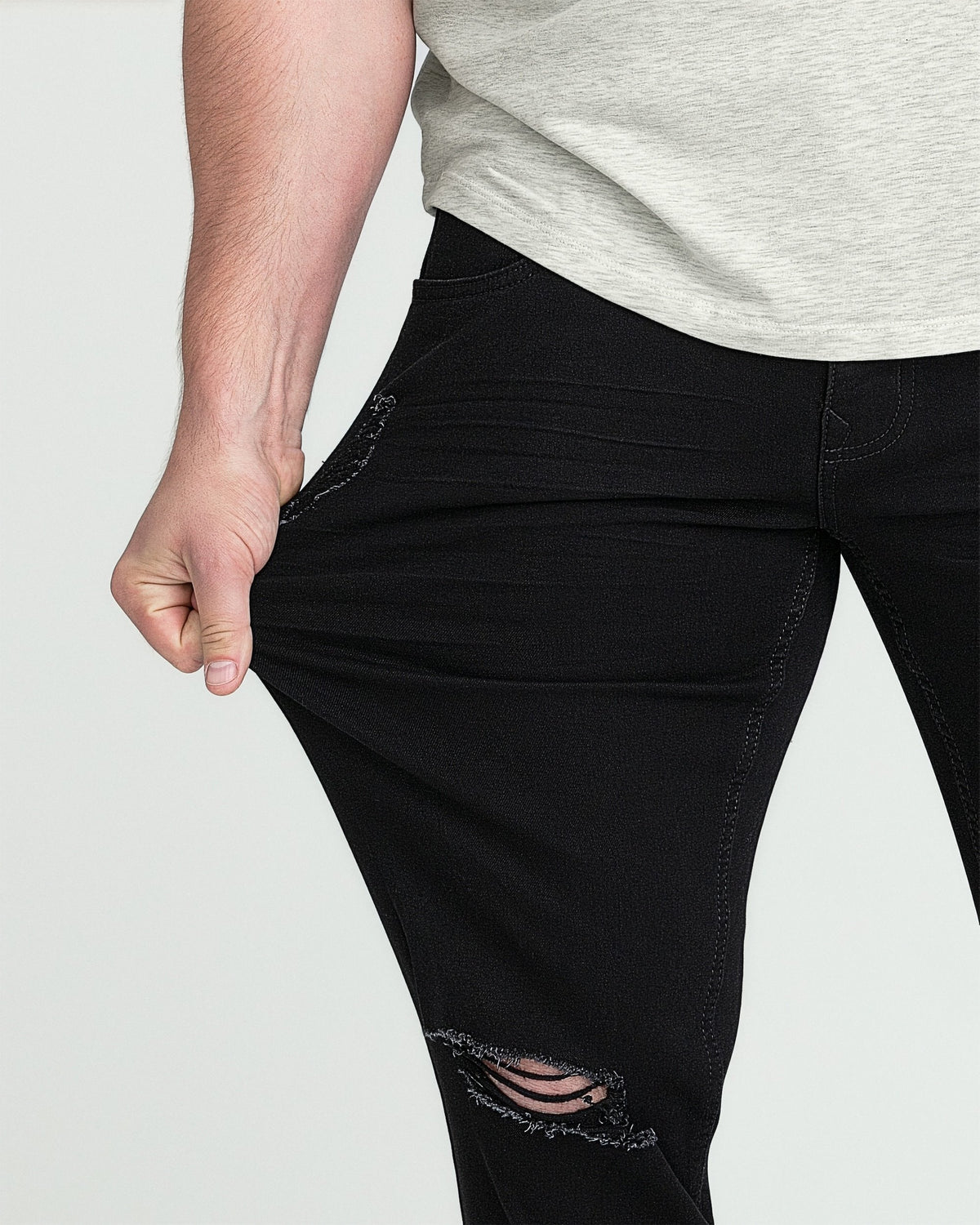 Athletic Fit / Slash (Ripped Black)