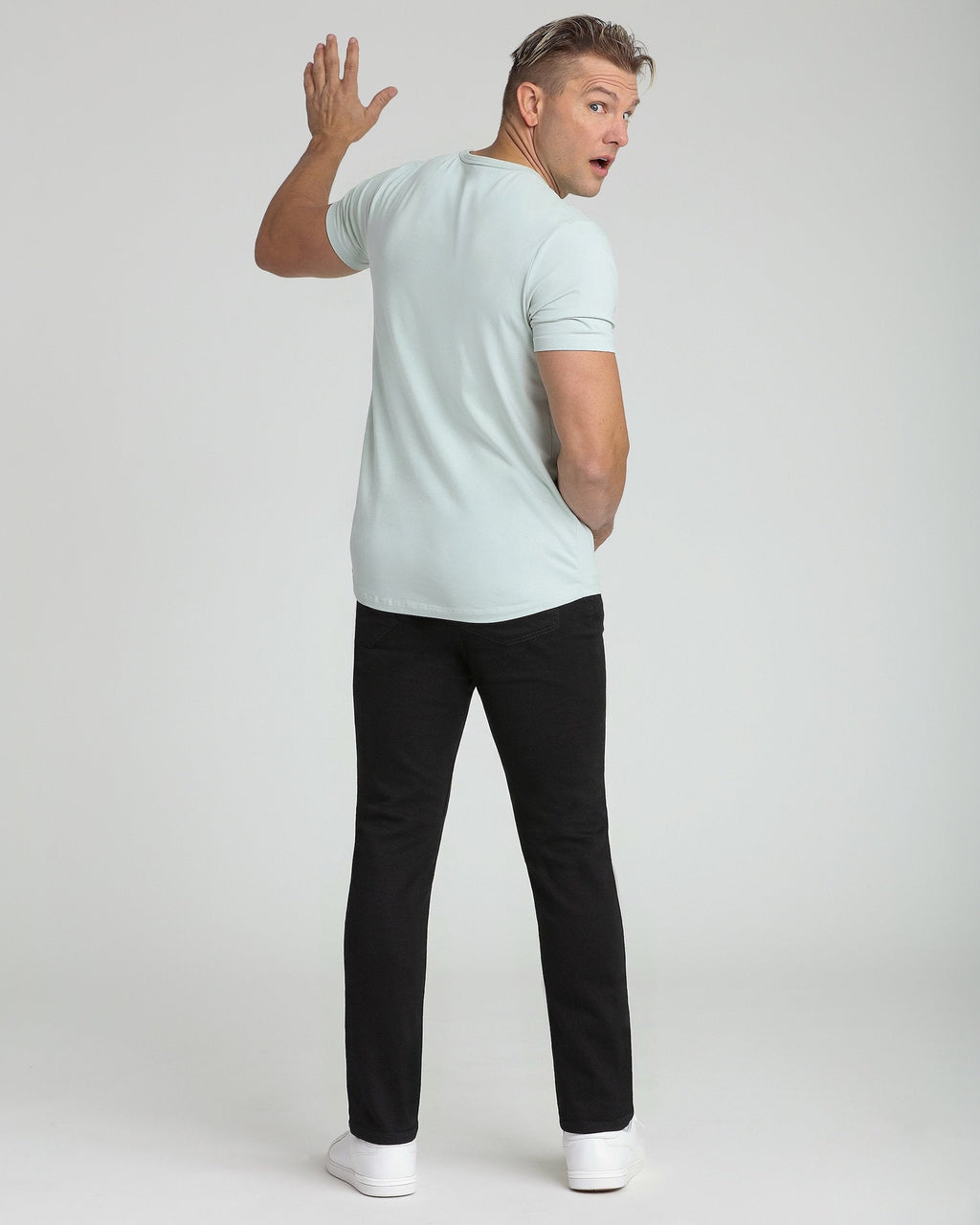 Organic Crew Neck T-Shirt 3 Pack (Slim Fit) / Mint