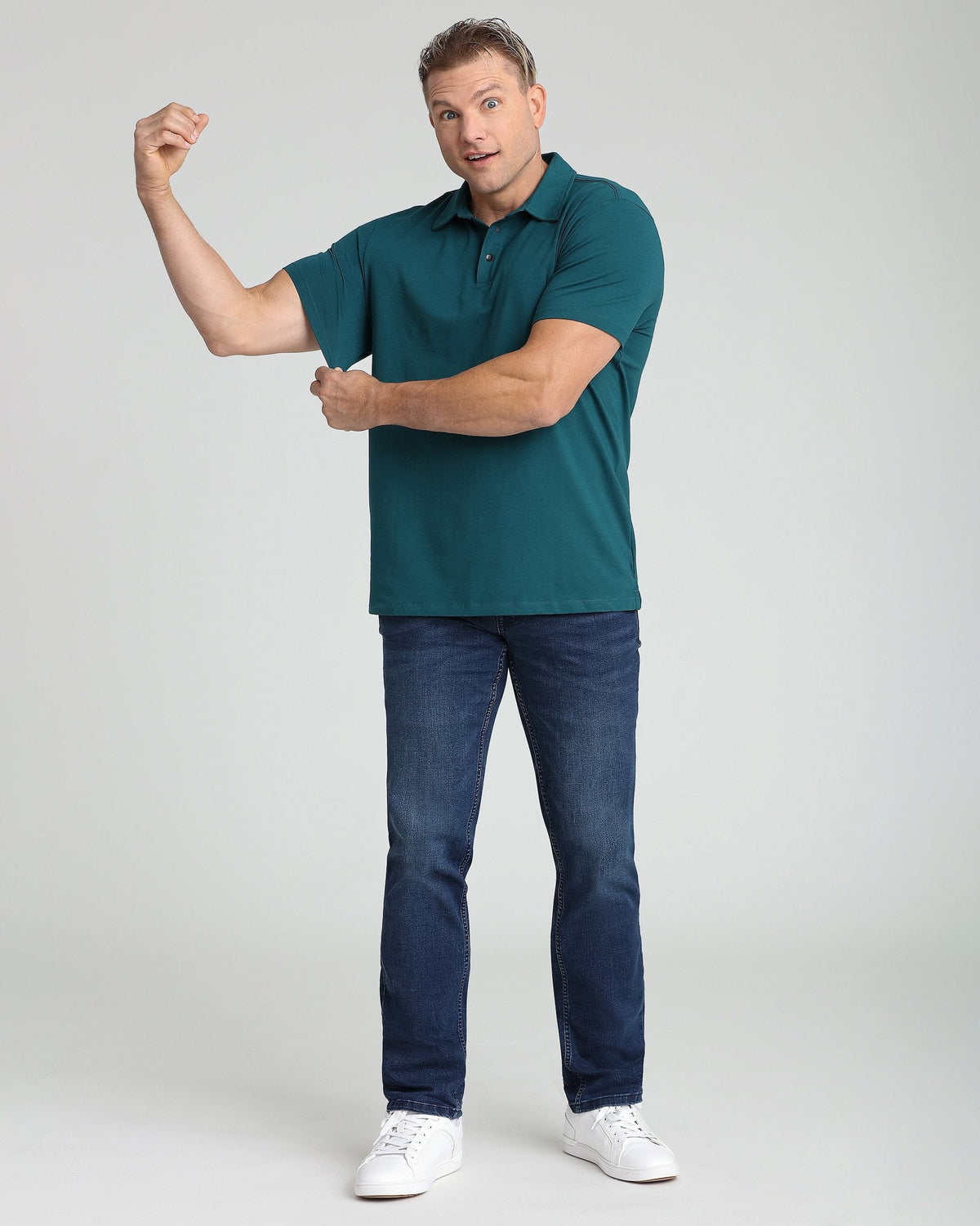 Organic Polo Shirt 3 Pack / Teal
