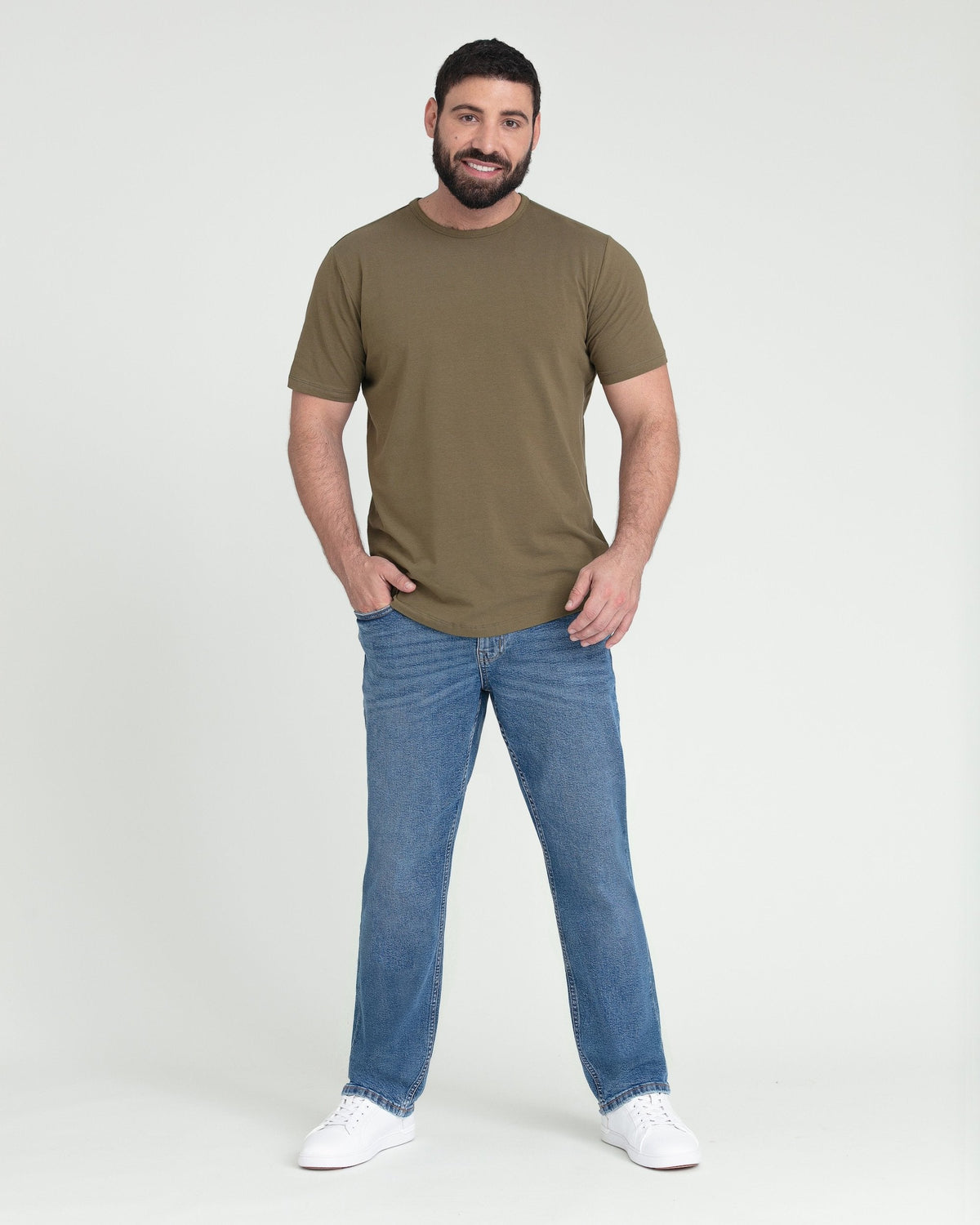 Athletic Fit / Stream  (Med Blue)