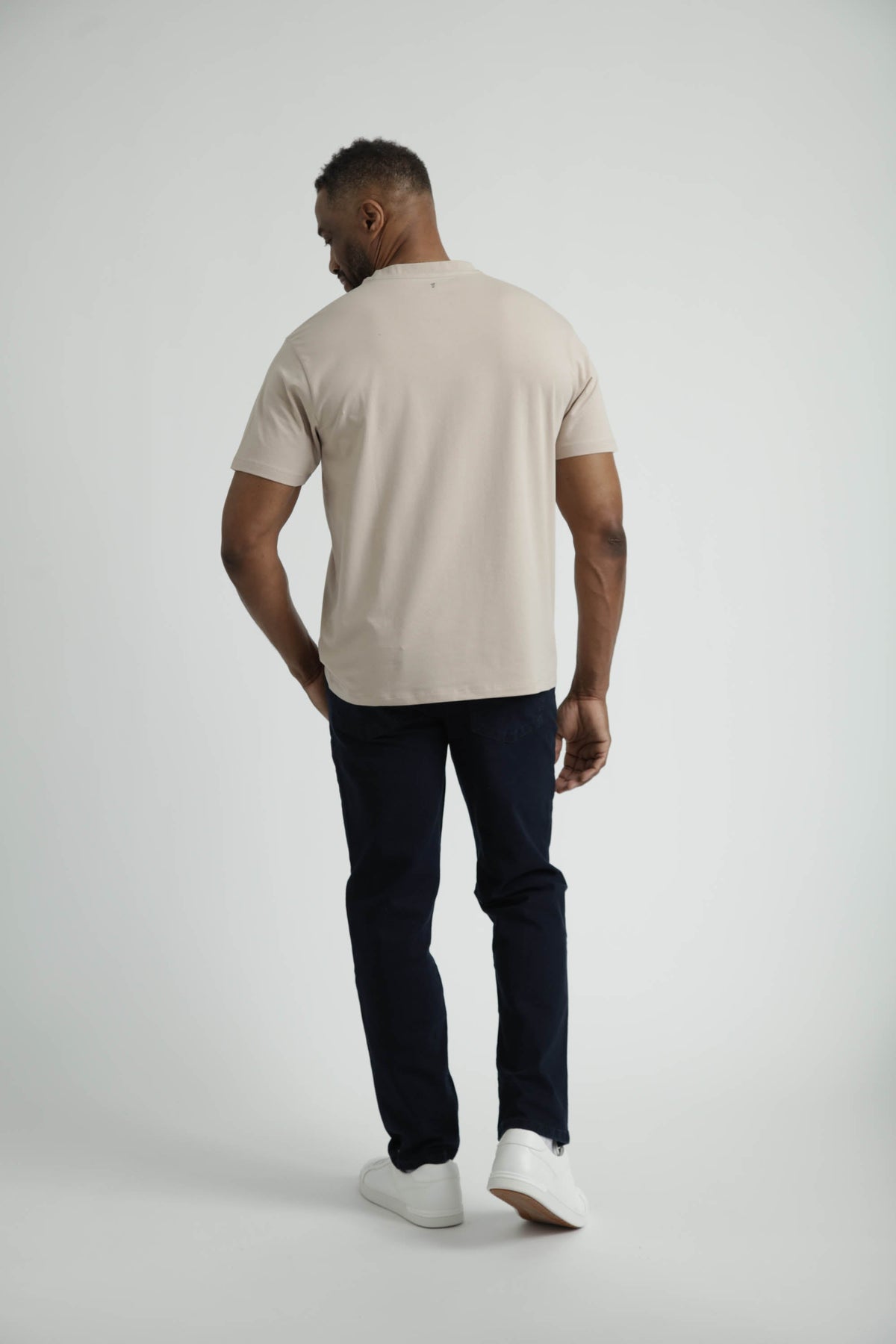 Organic Crew Neck T-Shirt 6 Pack (Relaxed Fit) / Tan