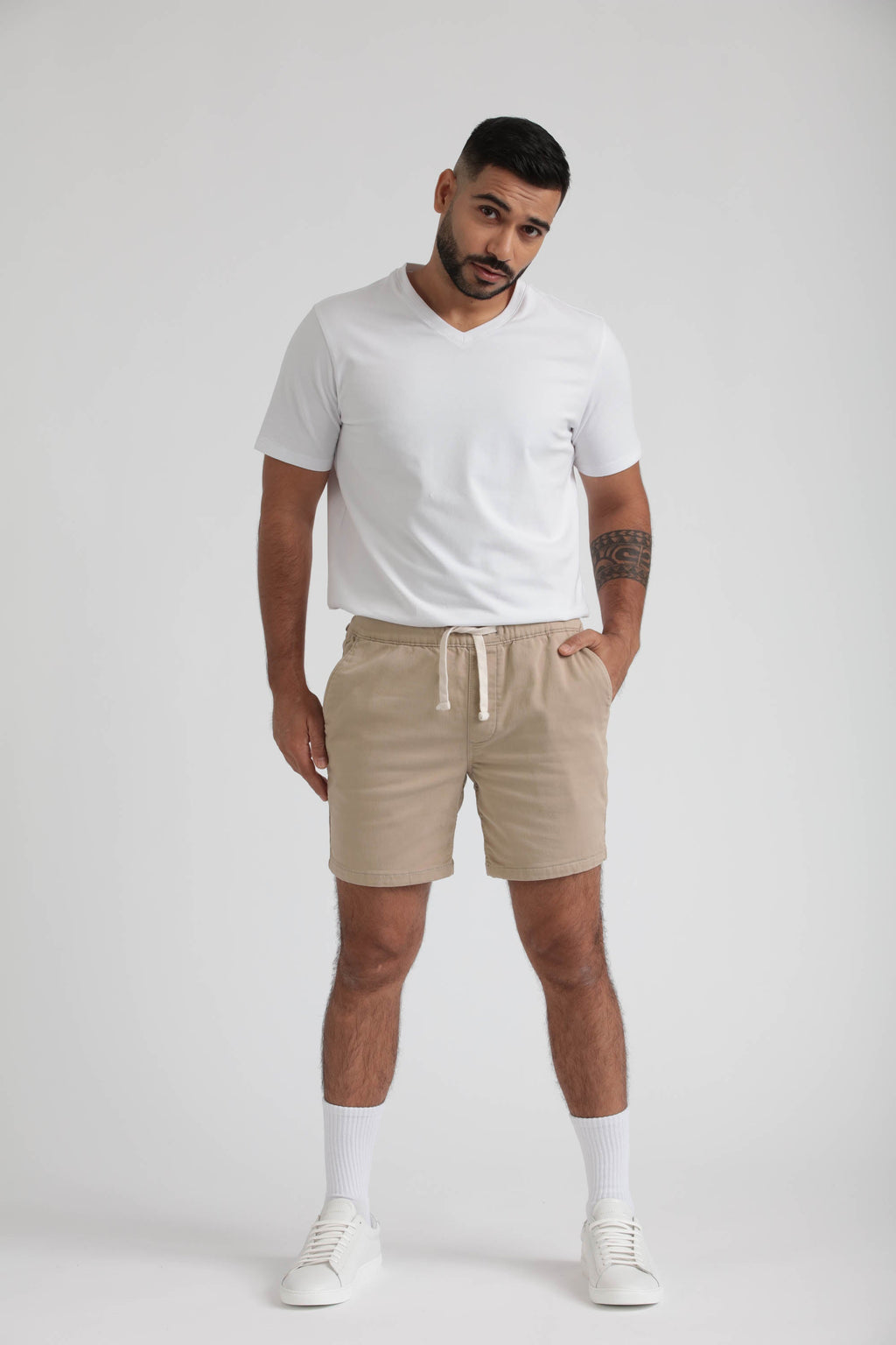 Everyday Comfort Shorts (Slim Fit) / Dark Khaki & Light Khaki