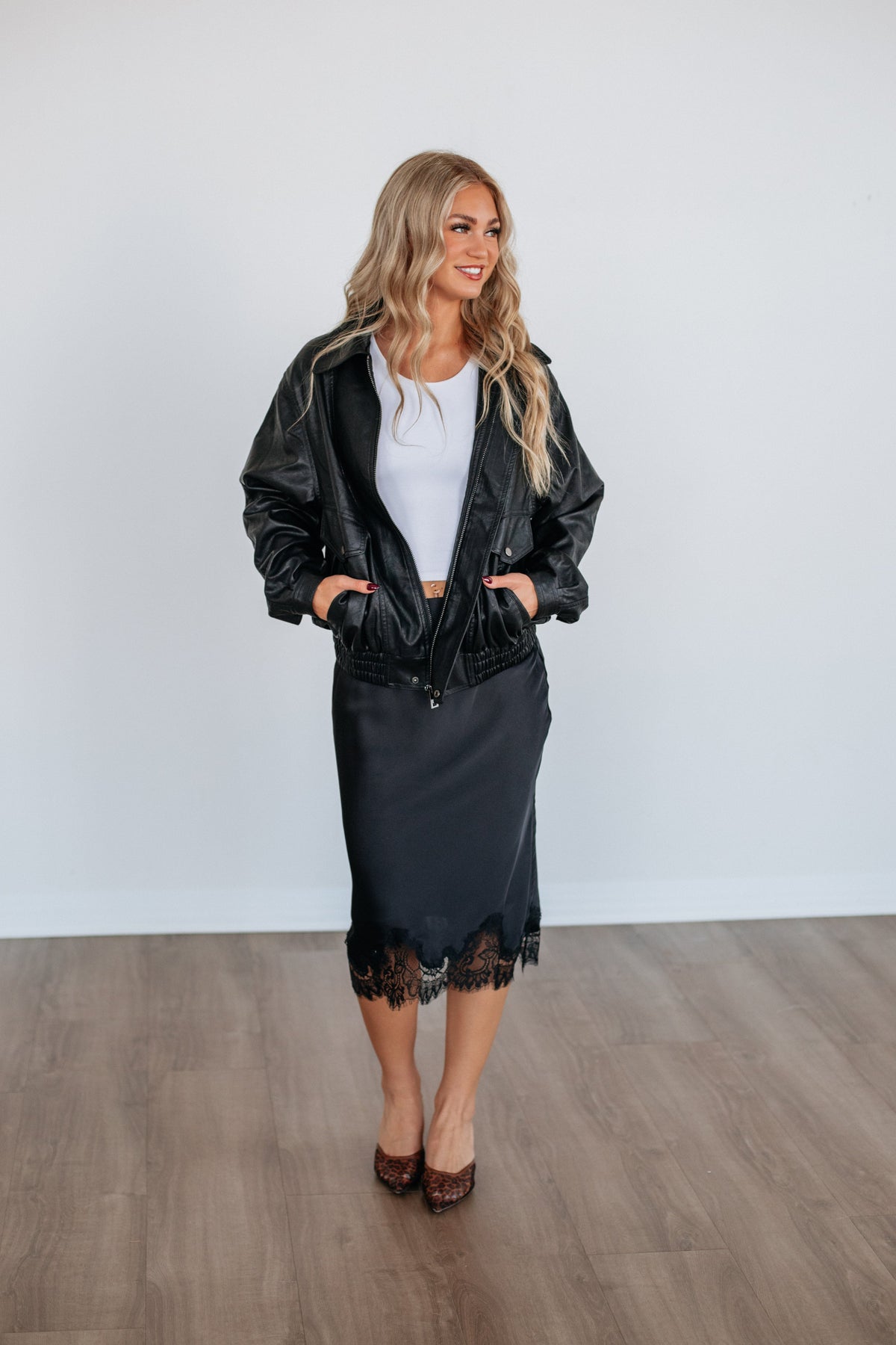 Alesa Satin Skirt