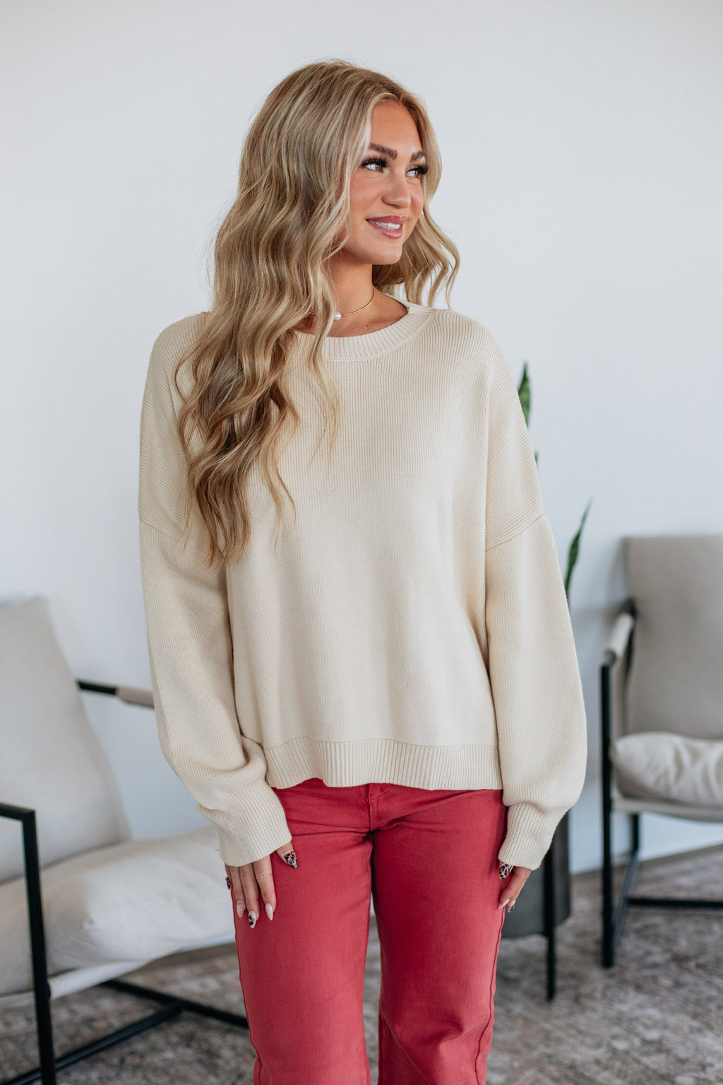 Alanie Ribbed Sweater
