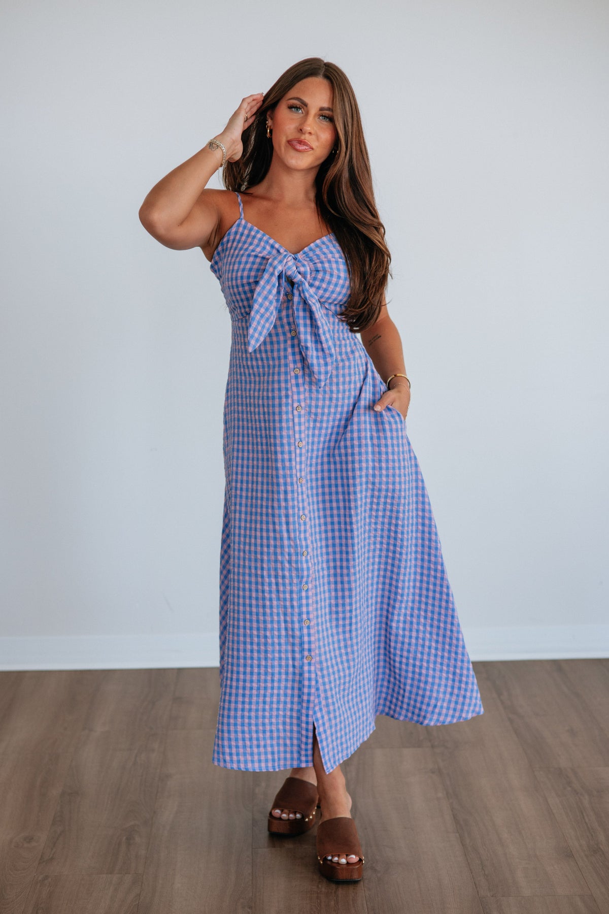 Ariella Gingham Dress