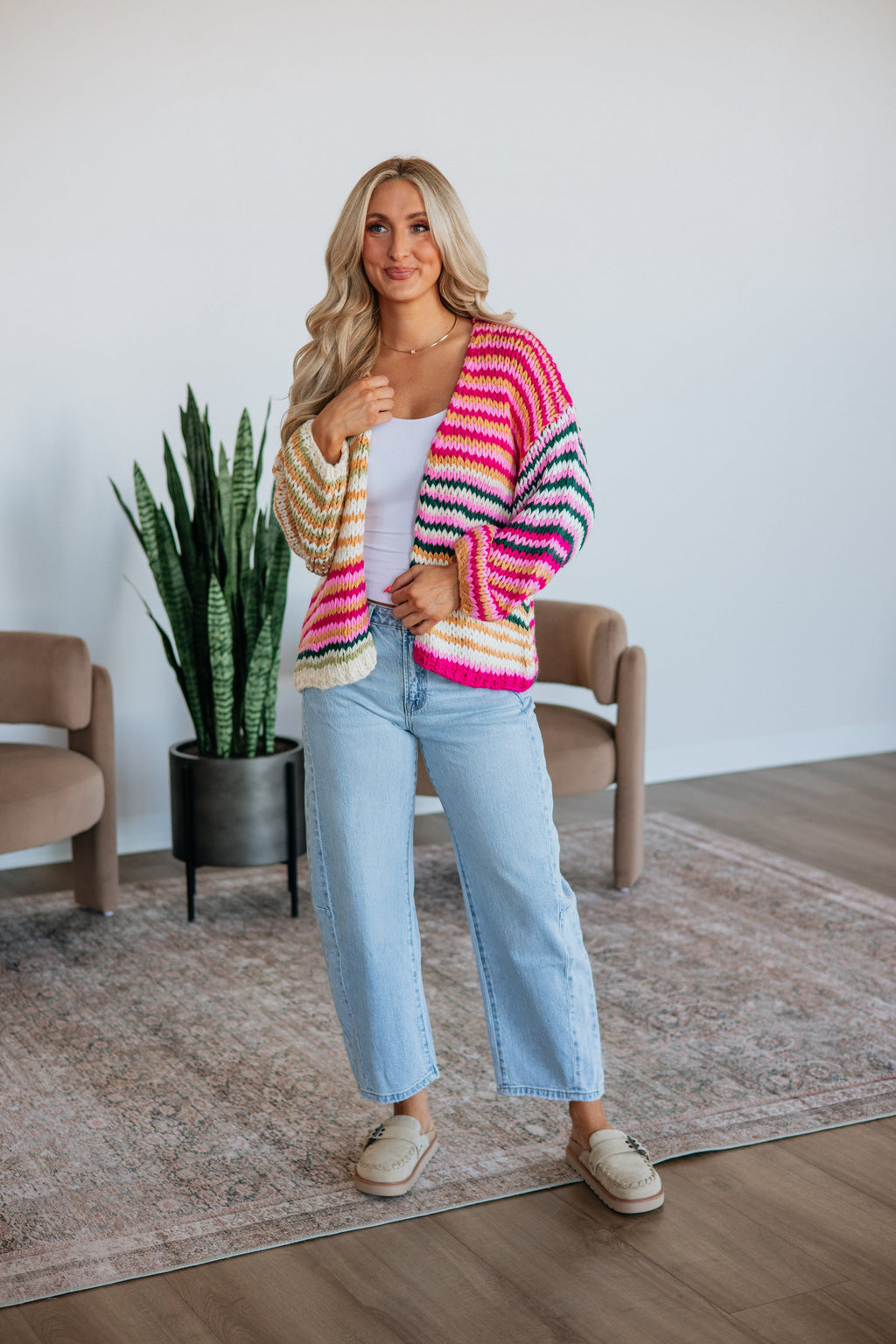 Annica Striped Cardigan