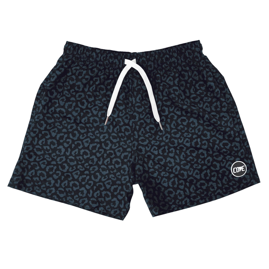 (New) Leopard Shorts - Black