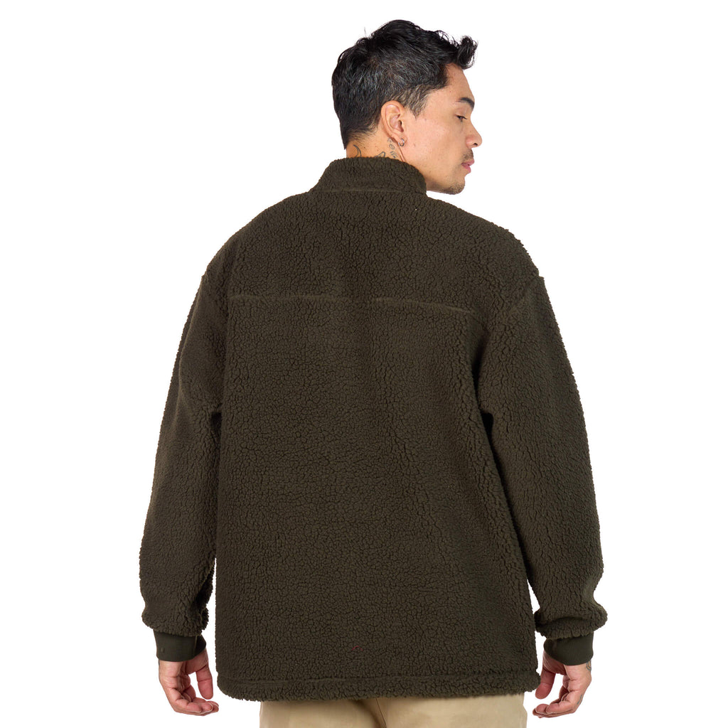 (New) Sherpa Quarter Zip - Olive