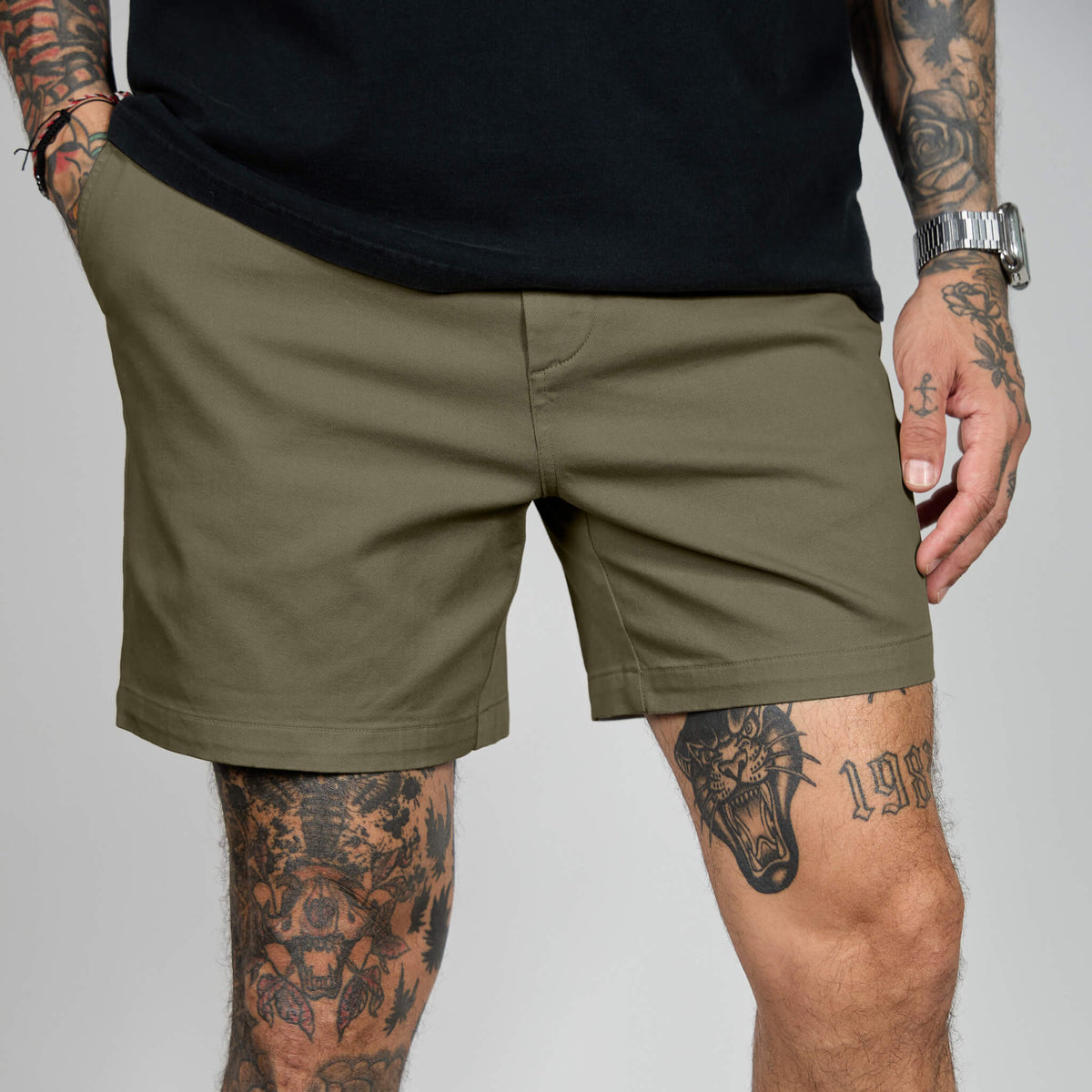 Chino Shorts - Olive