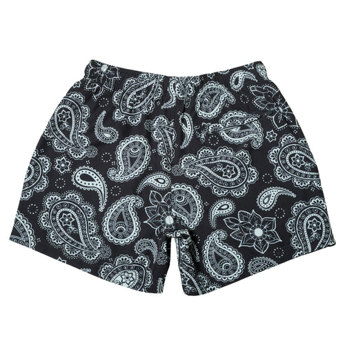 (New) Paisley Shorts - Black