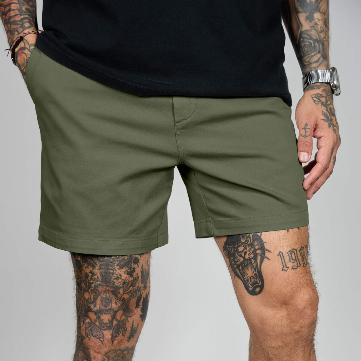Chino Shorts - Sage