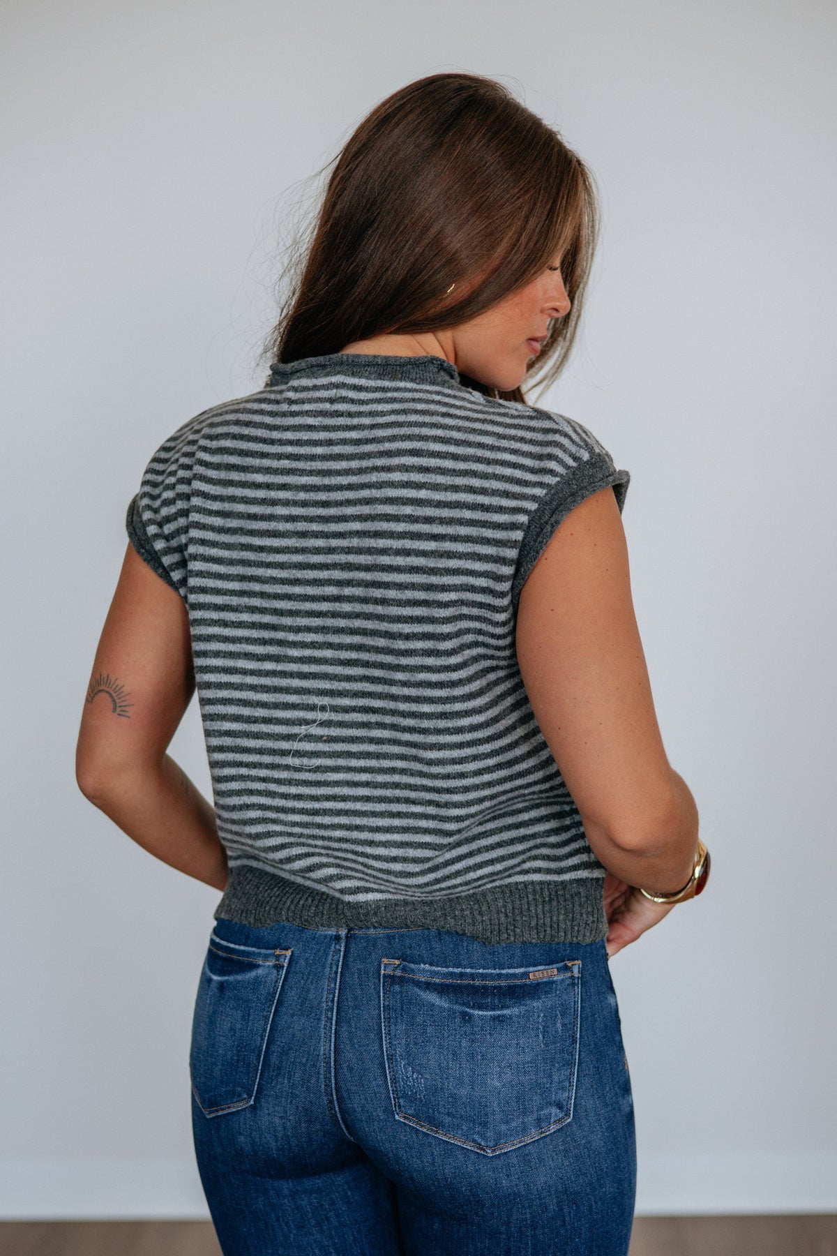 Amelia Striped Cardigan Top