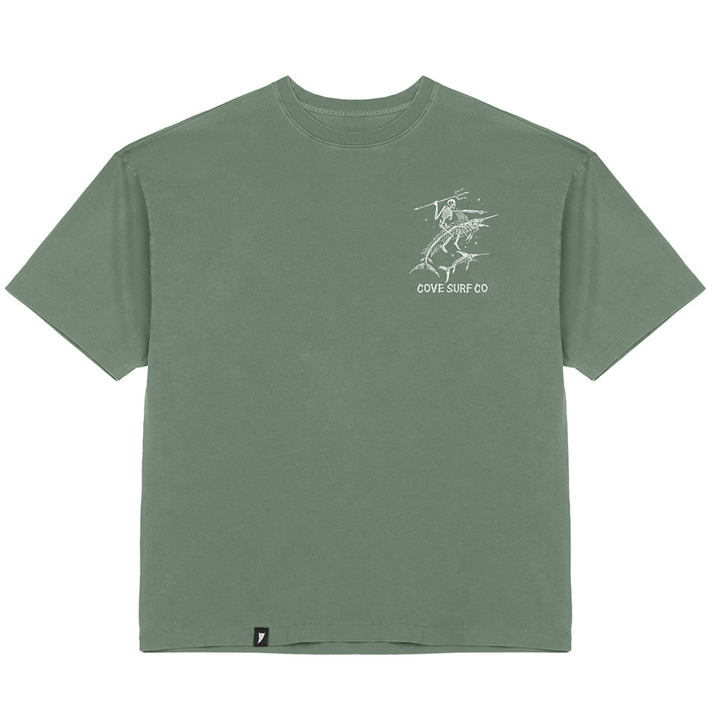 Swordfish Stallion Tee - Moss