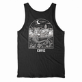 Tatted Mermaid Tank Top - Black
